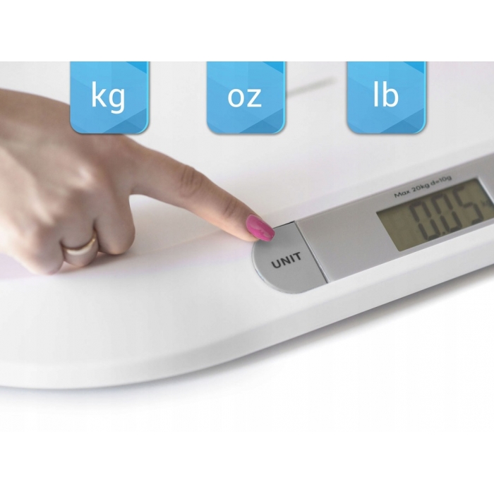 Cantar Electronic Berdsen BW-141 Alb, 20kg