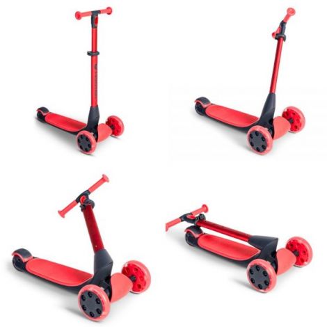 Trotineta 5-in-1 Yvolution Luna Red | Comandă Acum - imagine 3