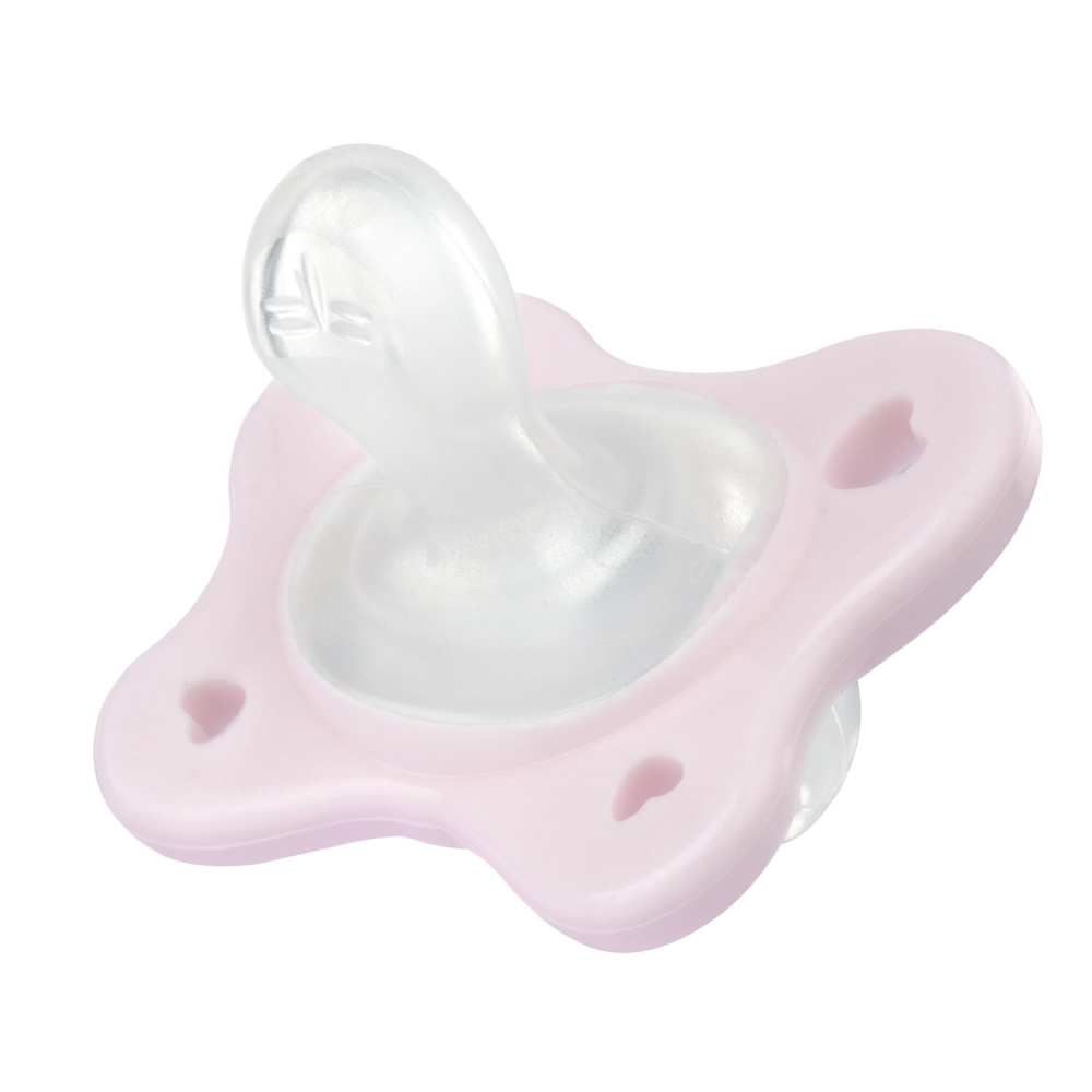 Suzete Chicco PhysioForma DualSoft Roz 2-6m