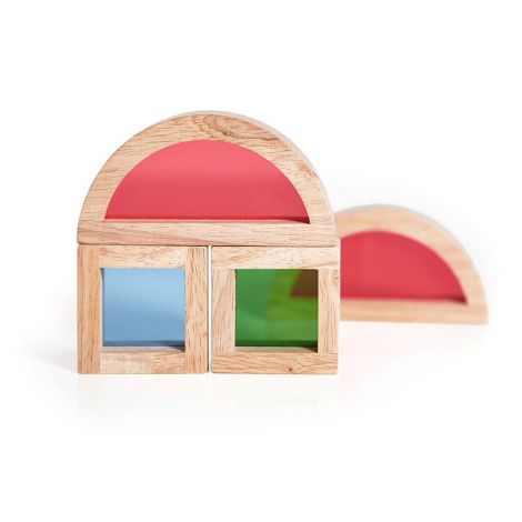 Junior Rainbow Blocks Guidecraft - Educativ - imagine 3