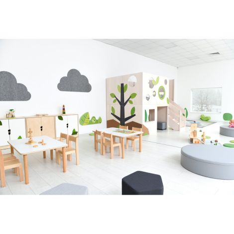 Complex Joacă Flora Moje Bambino - Lemn Interior - imagine 16