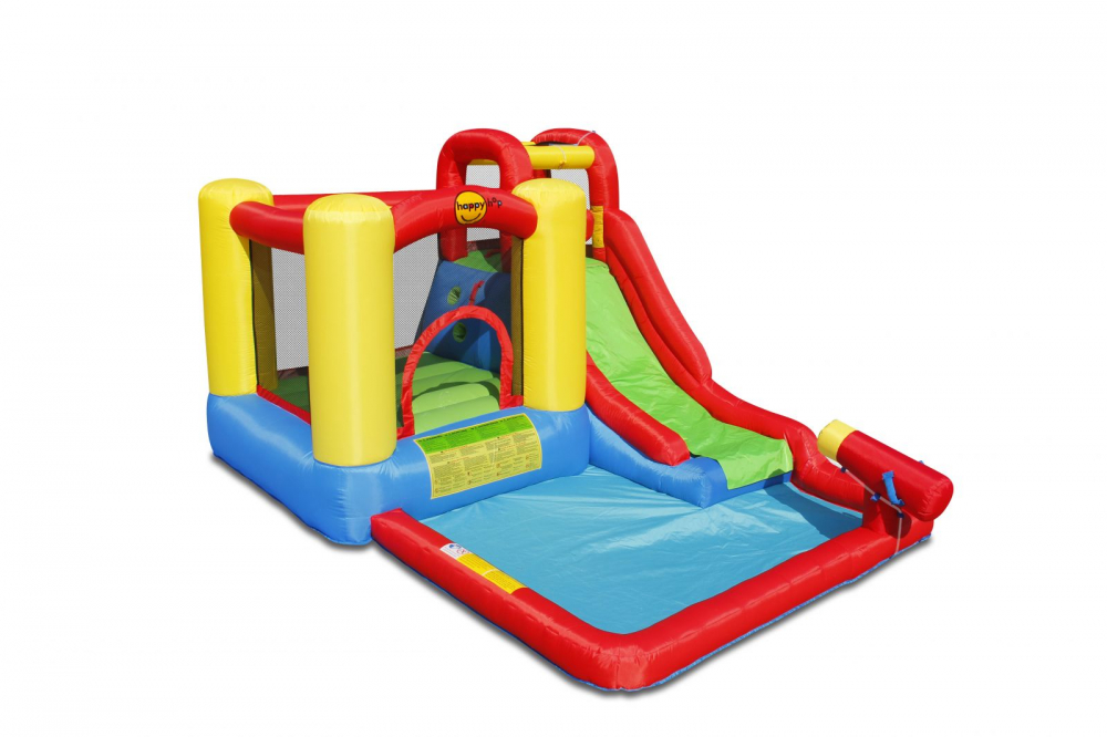 Saltea Gonflabilă Happy Hop cu Piscină și Tobogan - imagine 8