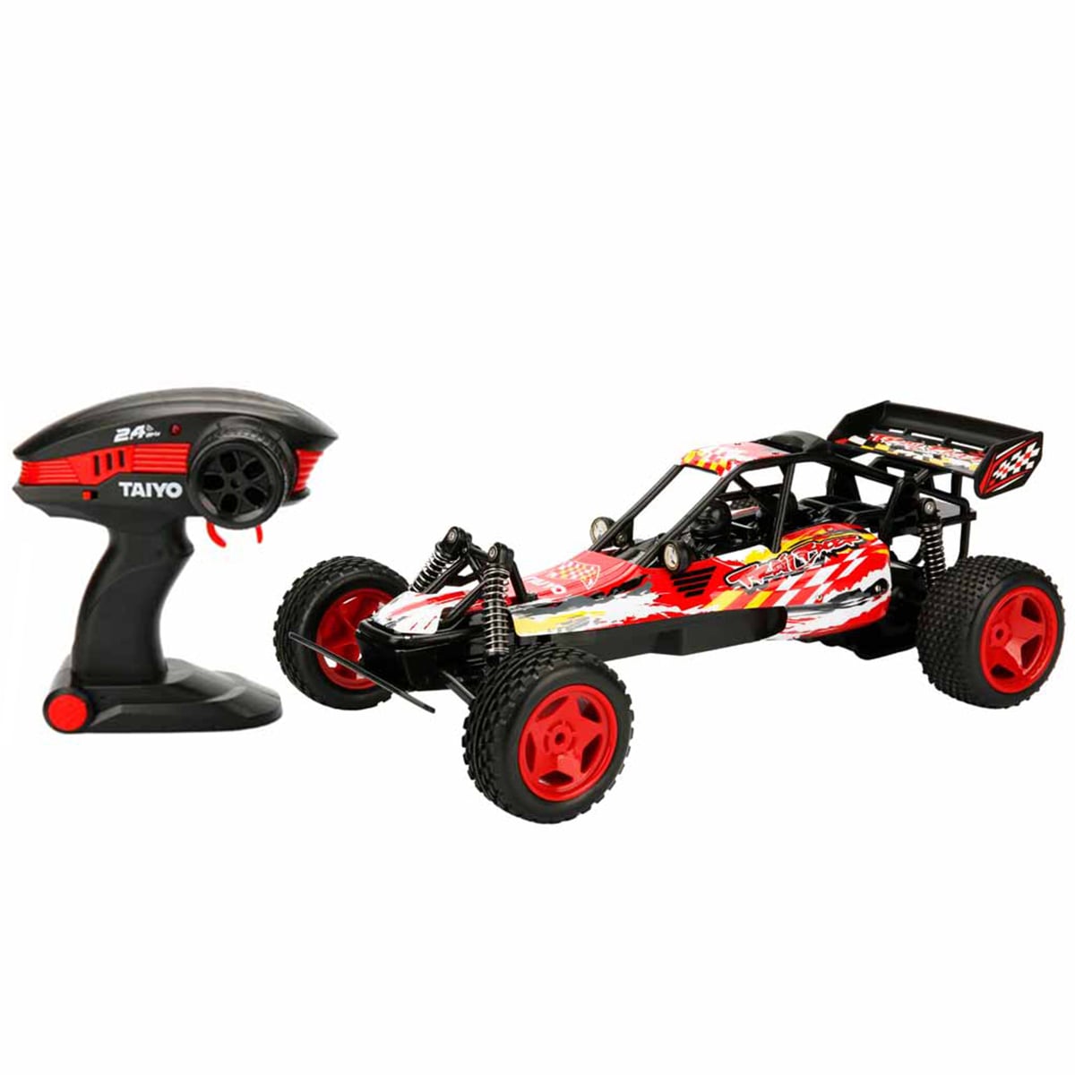 Masina Taiyo Trail Racer 1:18 Rosu, Telecomanda 2.4 GHz