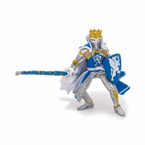 Papo Rege Dragon Albastru - Figurină Medievală - imagine 2