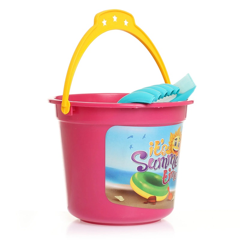 Set 5 jucării de nisip Sweet Pink Guclu Toys - imagine 3
