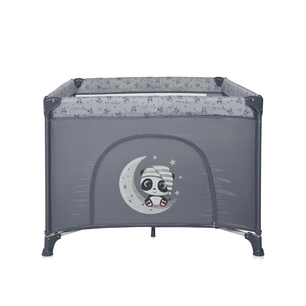 Tarc joaca Lorelli Cool Grey Pandas, 100x100cm - imagine 2