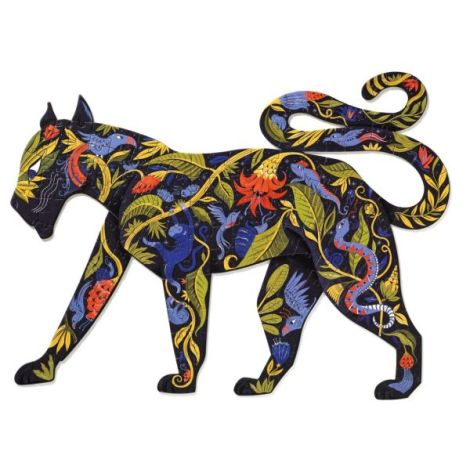 Puzzle Pantera Neagră Djeco 150 piese - imagine 4