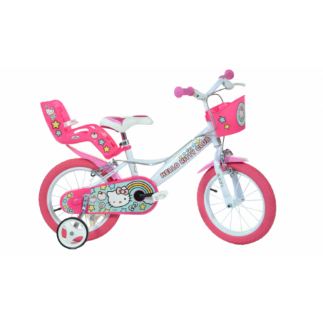 Bicicleta Dino Bikes Hello Kitty, 14 inch - imagine 3