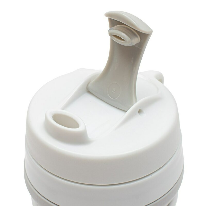 Cană Pliabilă Silicon New Baby 350ml Gri