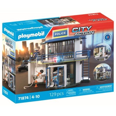 Playmobil Statie de Politie - Joc de Rol Creativ - imagine 2