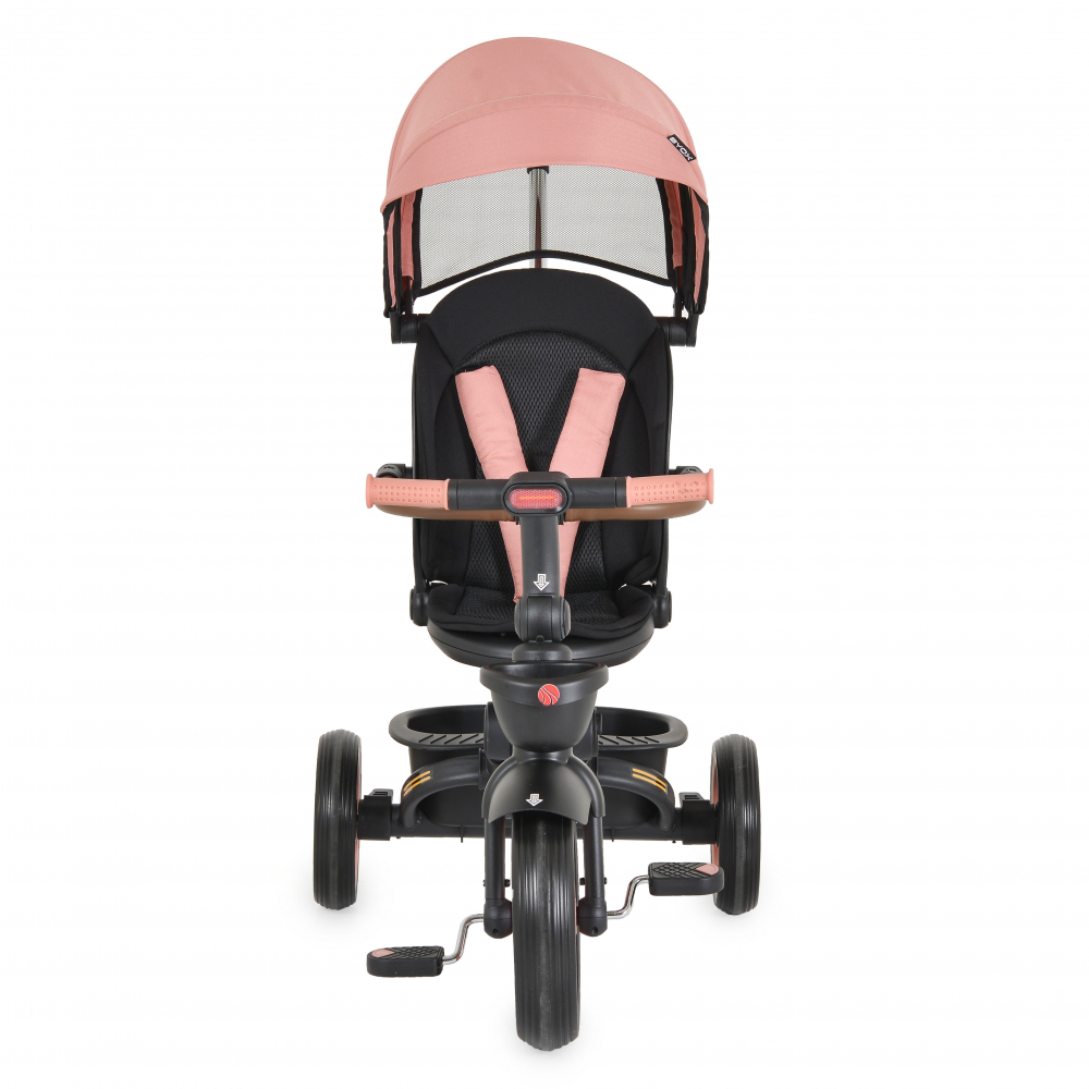 Tricicleta Byox Jasper Pink cu Maner Parental - imagine 6