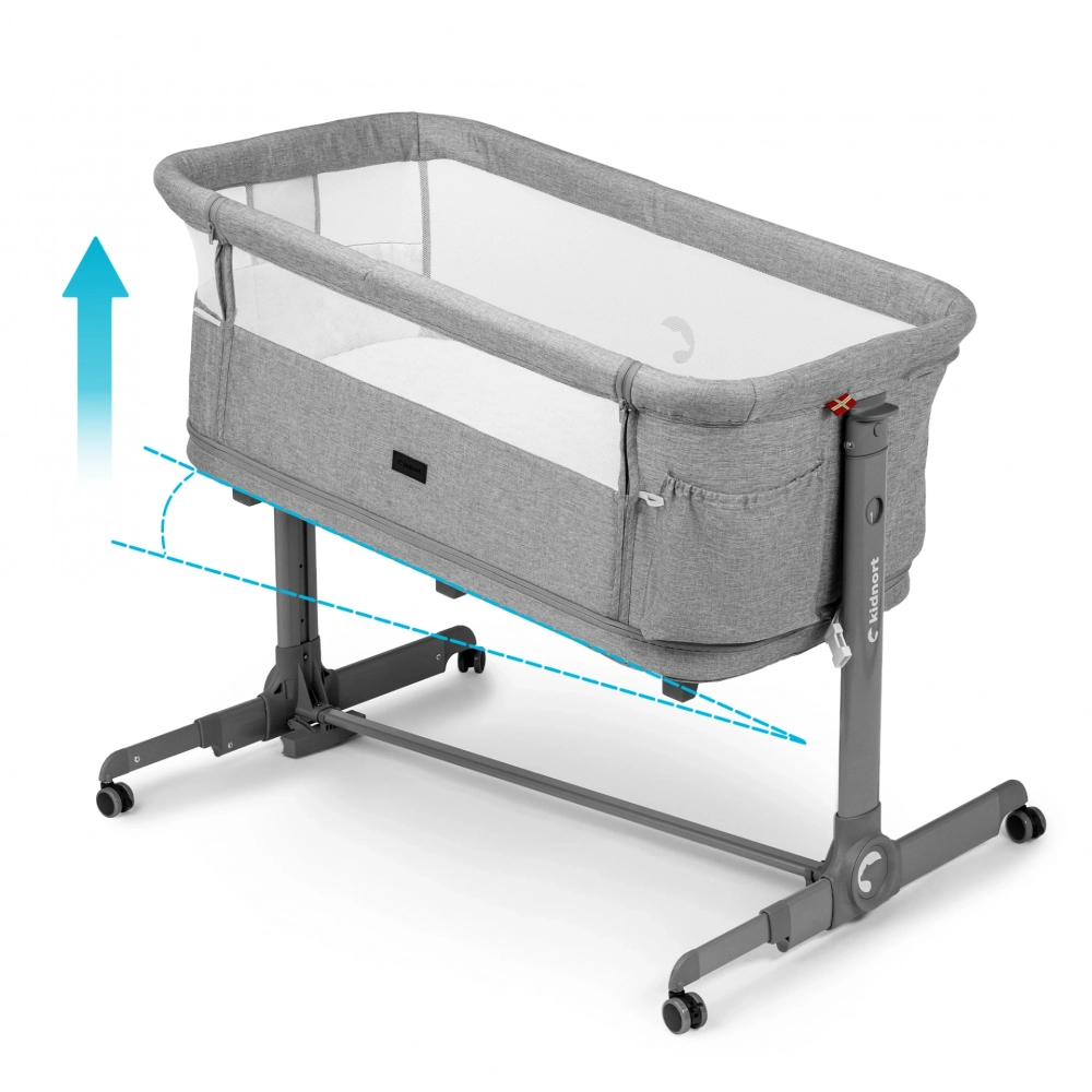 Patut 3-in-1 Kidnort Snackskal II Grey | Co-sleeper
