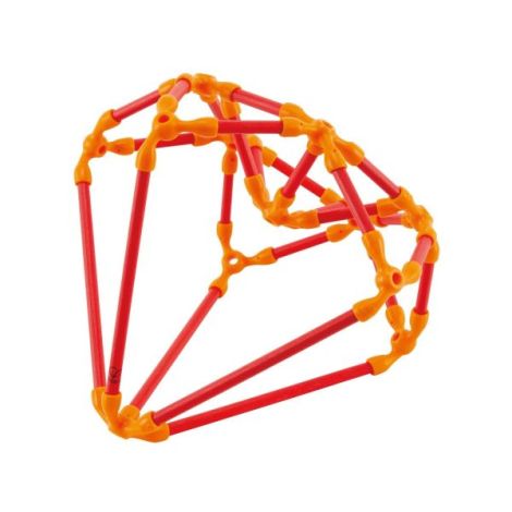 Flexistix Hape - Kit Creativ Bambus (66 piese) - imagine 3
