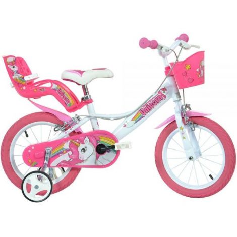 Bicicleta Unicorn Dino Bikes 16 inch 4-6 ani