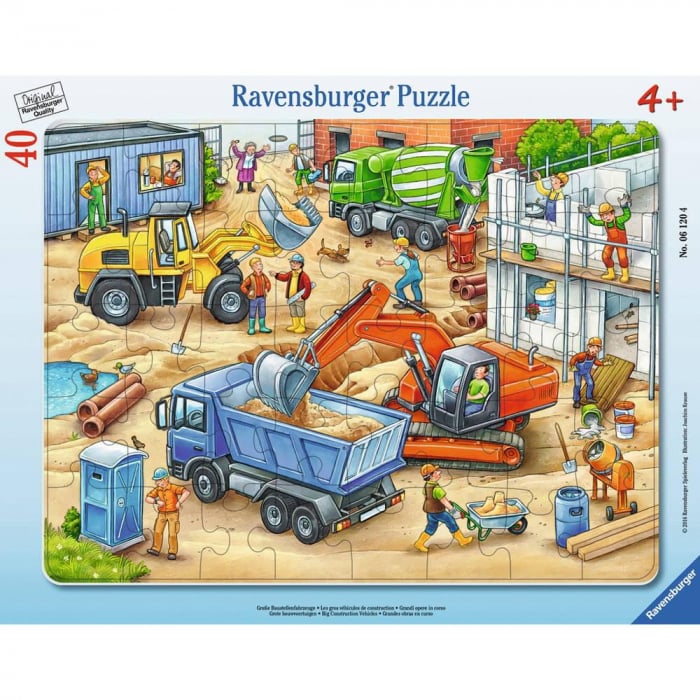 Puzzle Ravensburger Utilaje Santier 40 RON