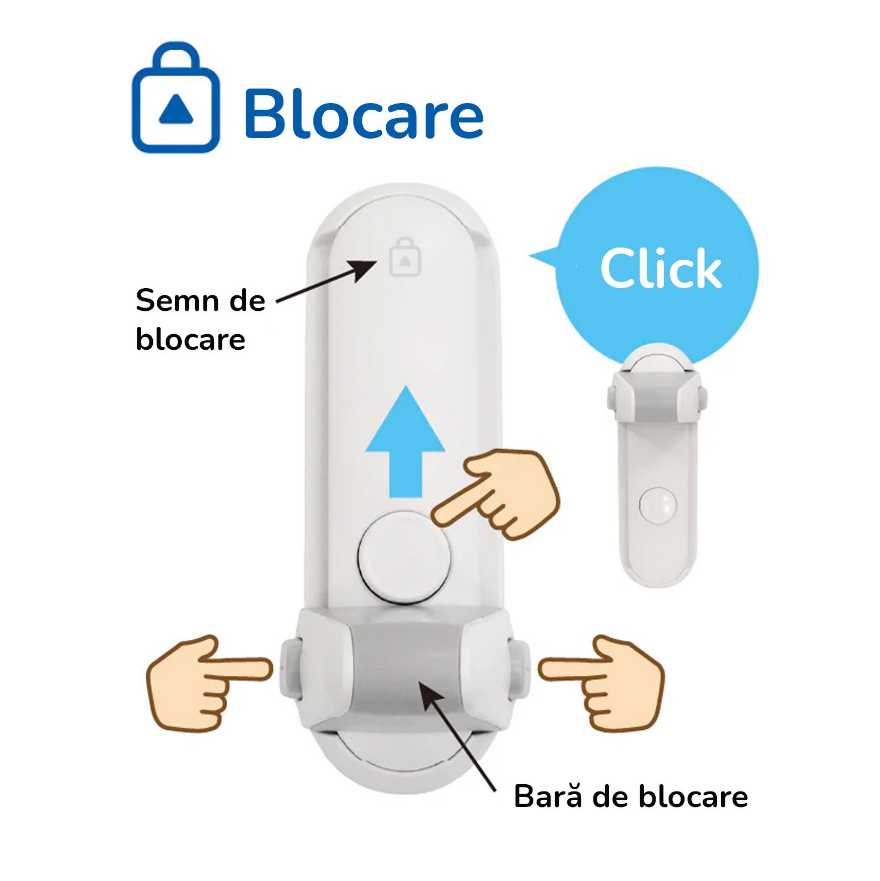 Car Boy Safety Blocator Ușă Copii - 44 RON - imagine 3