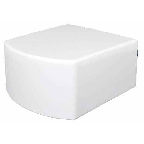 Puf Convex Alb Moje Bambino, 34 cm