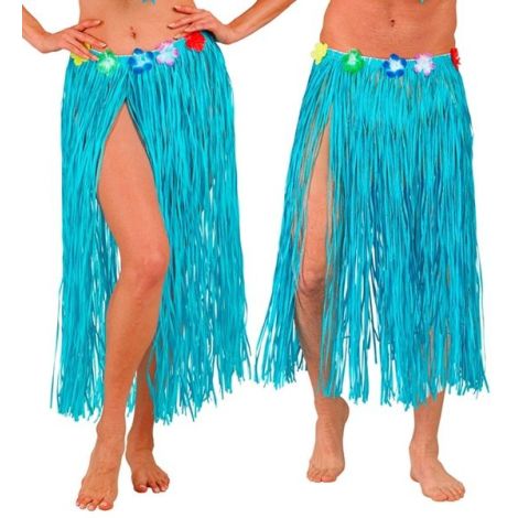 Fusta Carnaval Hawaii Albastra | Brand Widmann - imagine 4