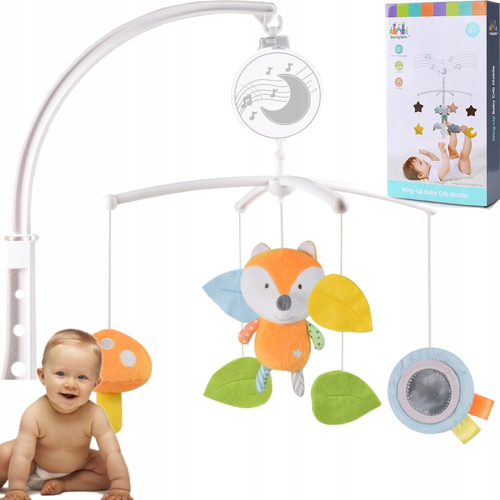 Carusel Cute Fox Matadi - Somn Linștit pentru Bebeluș - imagine 5