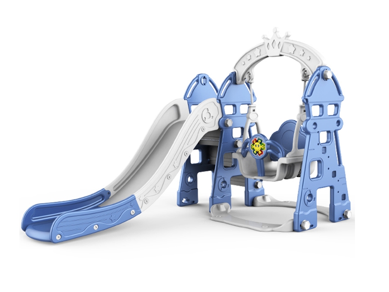 Tobogan Blue Mykids cu Legan si Baschet