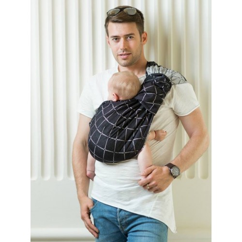 Sling Isara Diamonda, Jacquard Premium, GOTS - imagine 3