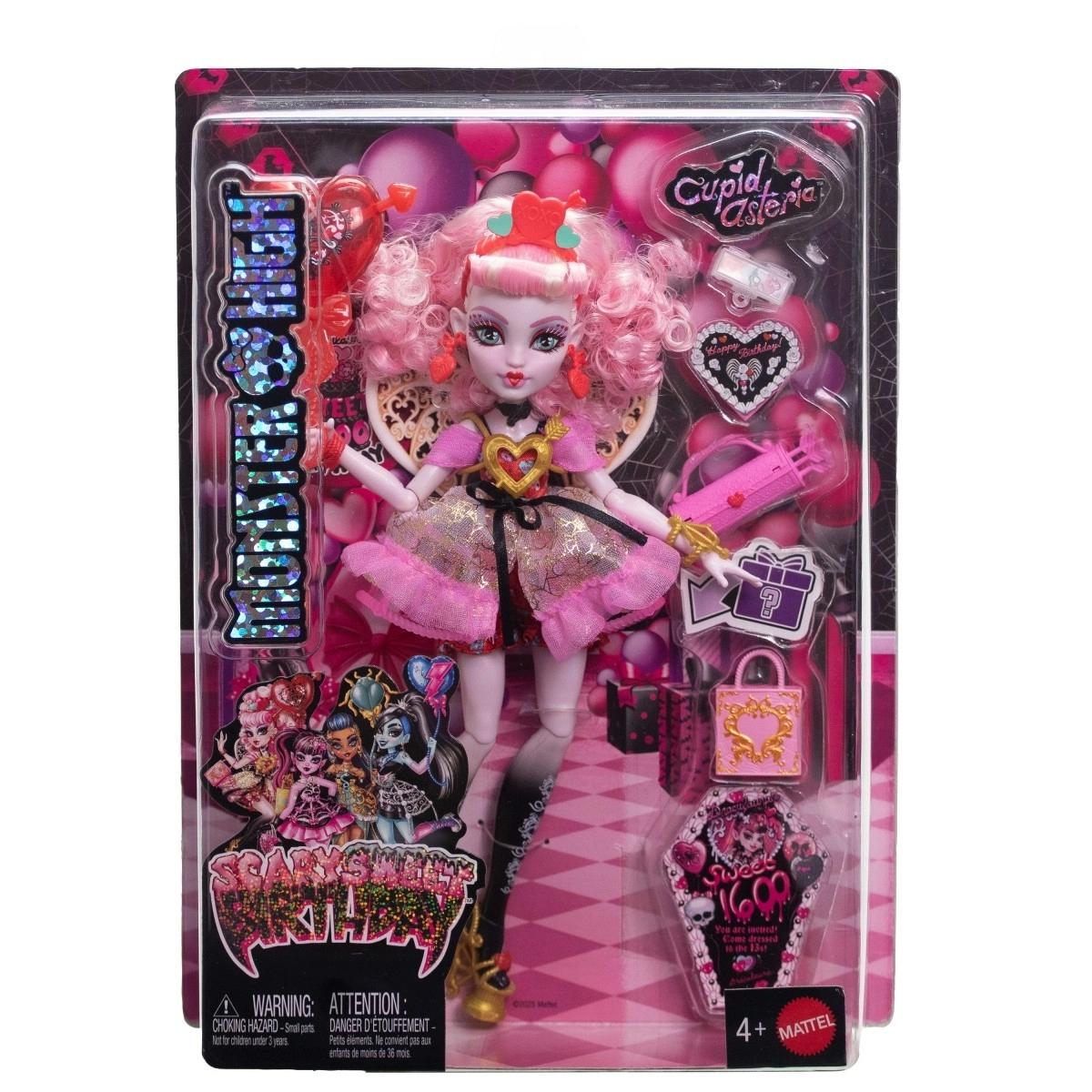 Papusa Monster High Cupid Asteria Birthday