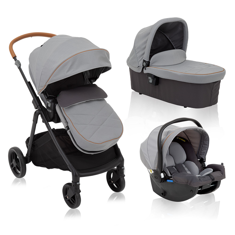 Carucior Graco Near2Me 3 in 1 Steeple Grey i-Size - imagine 9