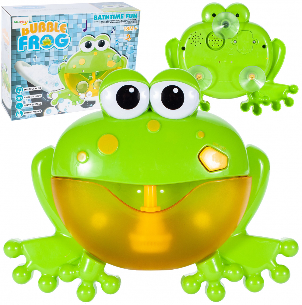 MalPlay Bubble Frog: Jucarie baie cu lumini si spuma