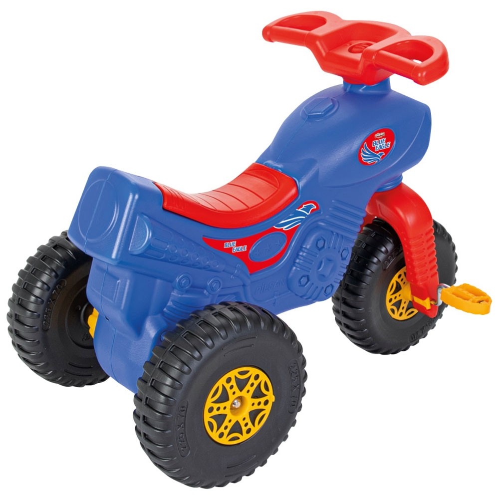 Tricicleta Pilsan Blue Eagle pentru copii 3 ani+