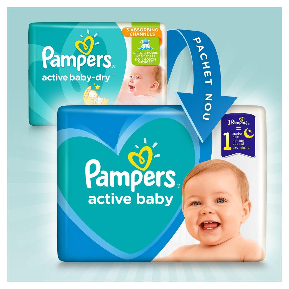 Scutece Pampers Active Baby XXL, 150 buc