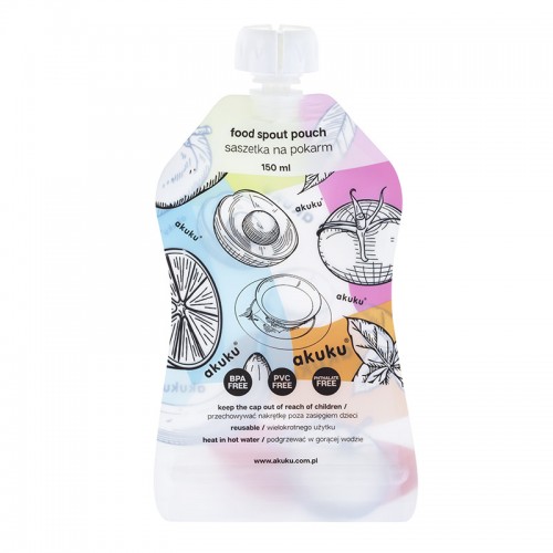 Set 5 pungi Akuku, reutilizabile, 150 ml - imagine 6