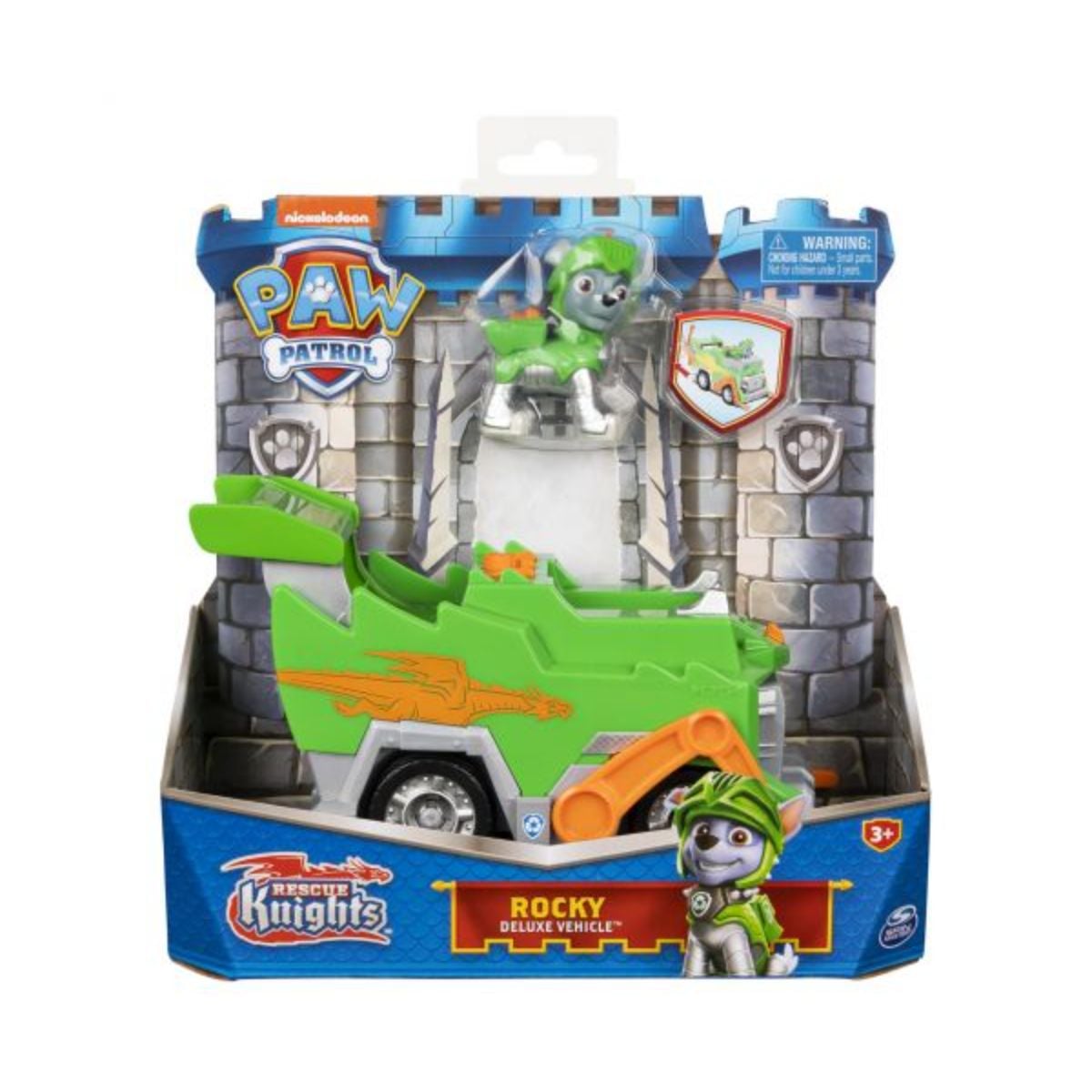 Paw Patrol Rocky Rescue Knights Masinuta