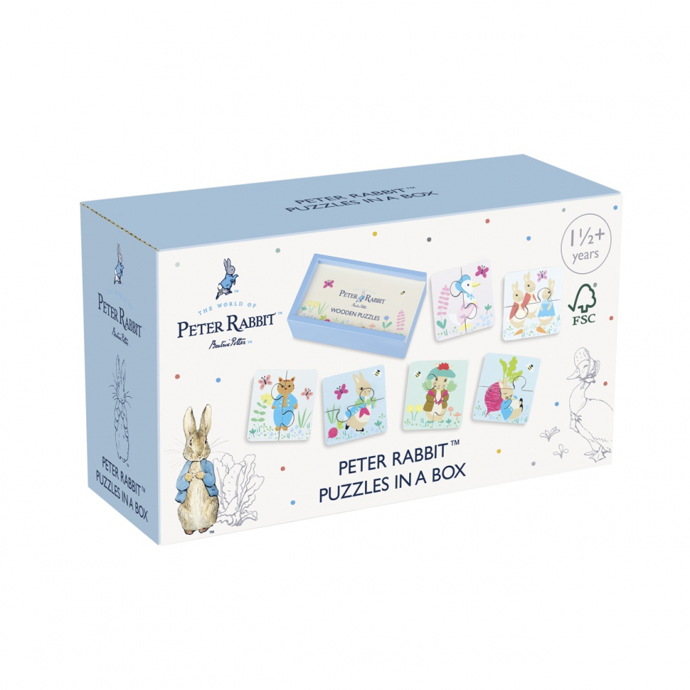 Puzzle Peter Rabbit Orange Tree Toys Lemn