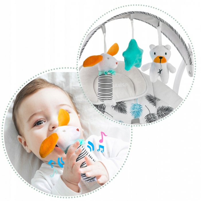 Leagan Electric Ricokids 7326 Turcoaz cu Melodii - imagine 2