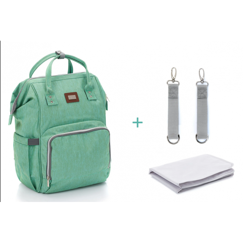 Geanta Rucsac Paris Fillikid Mint cu Saltea - imagine 2