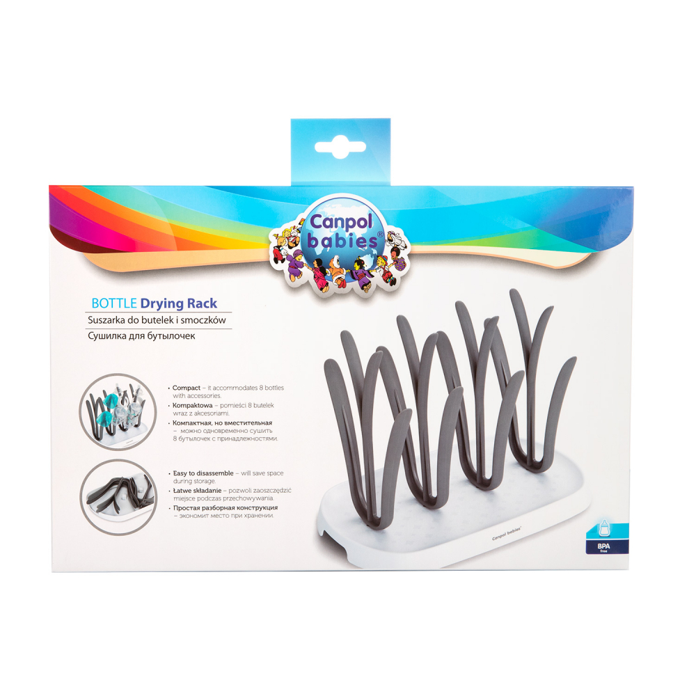 Uscator biberoane Canpol 74025 | Pliabil si Compact - imagine 2