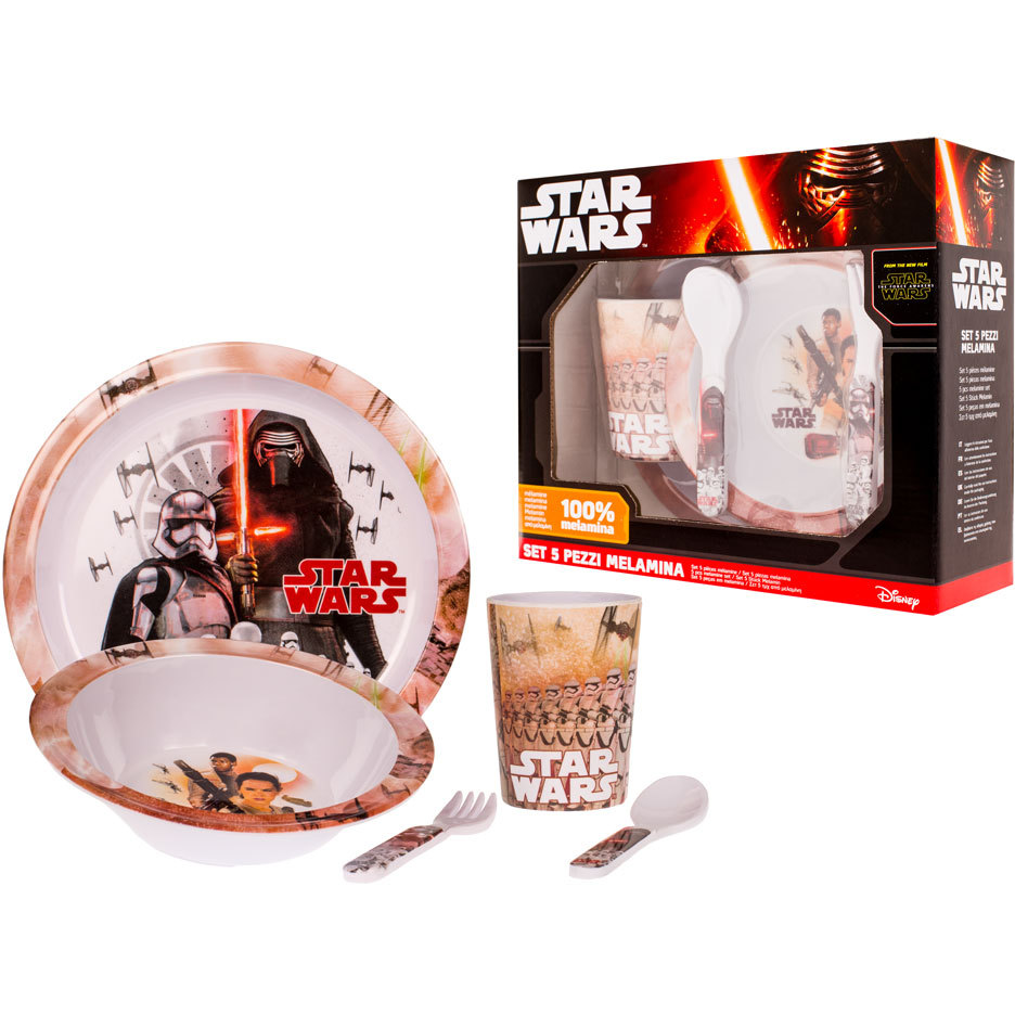 Set masă Star Wars Lulabi 5 piese, fără BPA