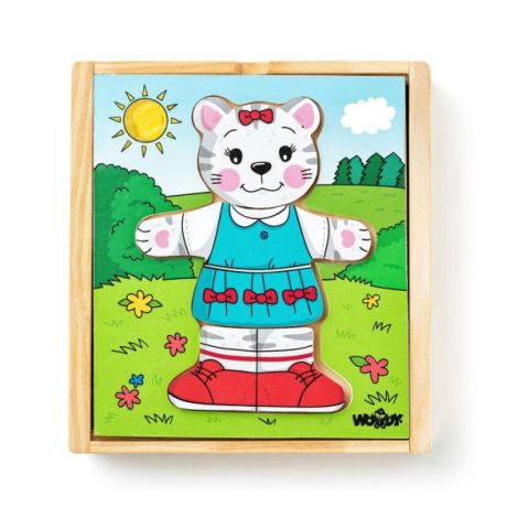 Puzzle Pisica Woodyland - Dezvoltare Creativă