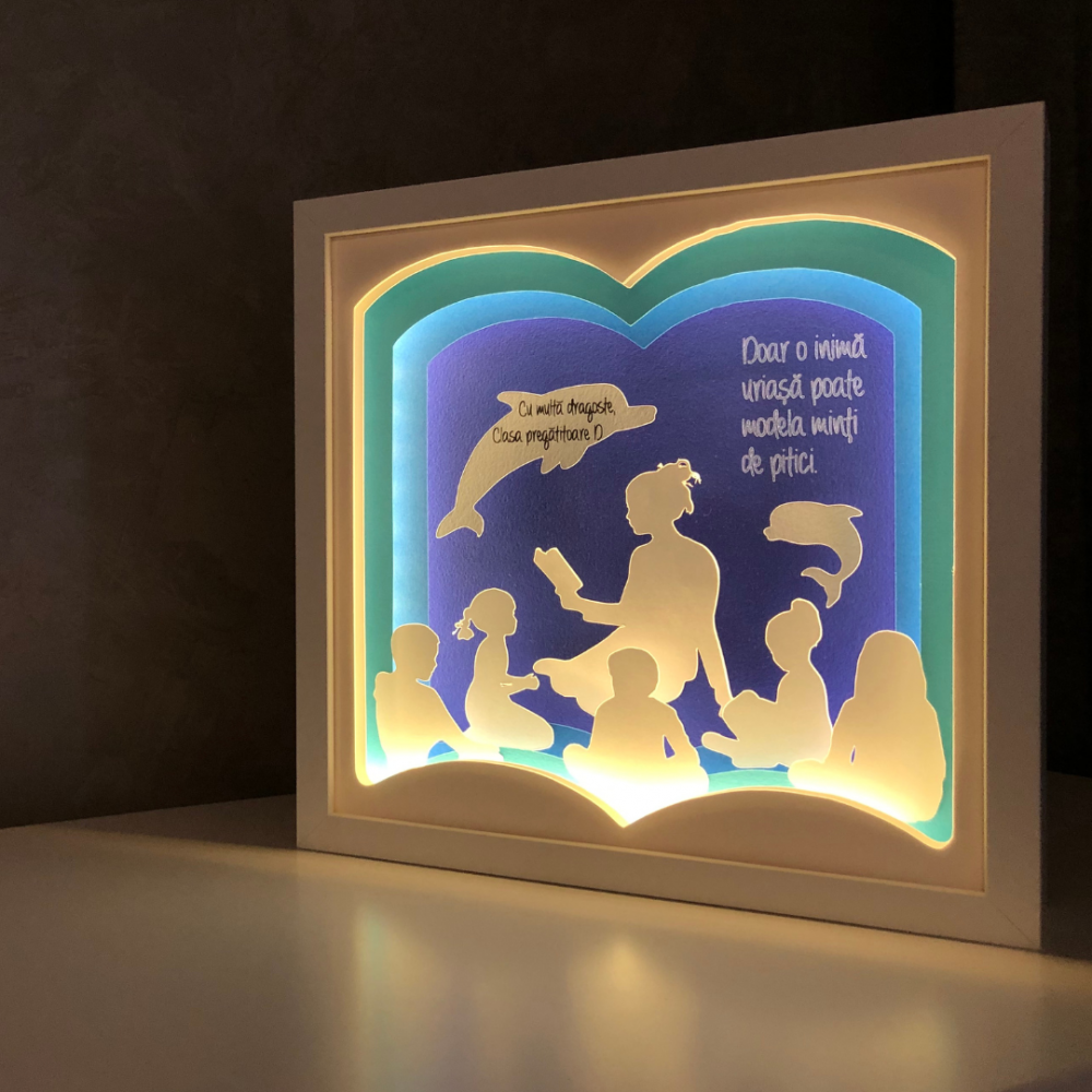 Tablou Luminos Noorhandmade Invatatoare