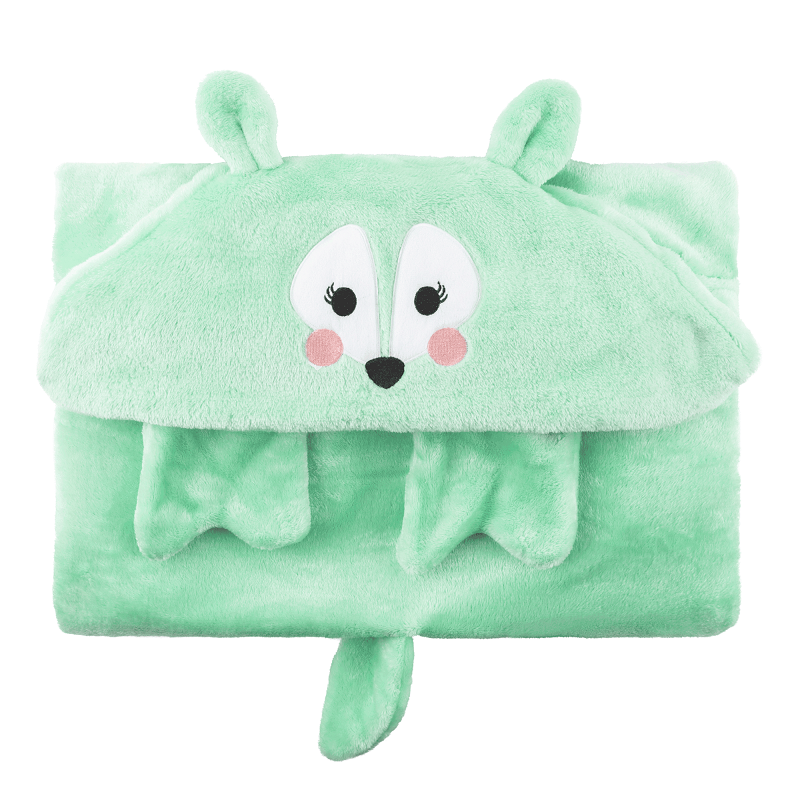 Paturica Zoocchini Fawn cu glugă, 145x110cm - imagine 3
