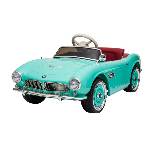 Masinuta Electrica BMW 507 Verde, 50W, Telecomanda - imagine 8