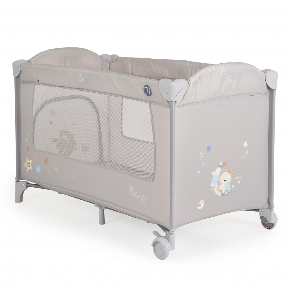 Patut Pliabil Moni 2in1 Sleepy - Calatorie Practica - imagine 7
