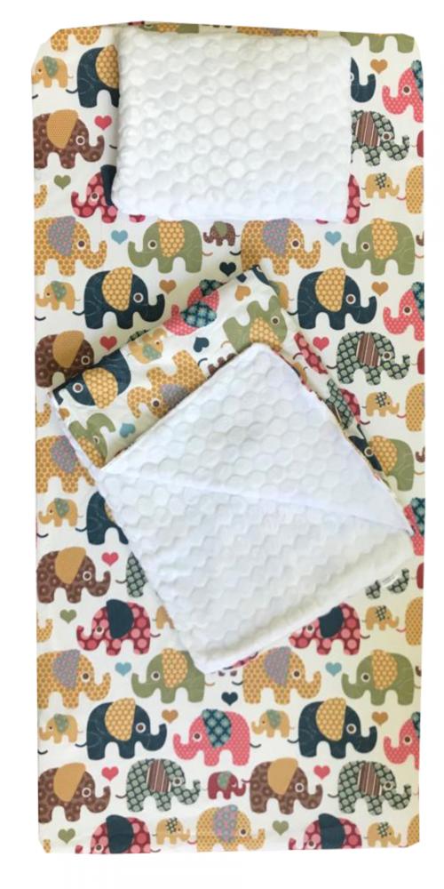 Set Iarnă Deseda Păturică Cearșaf Pernută 120x60 - imagine 5