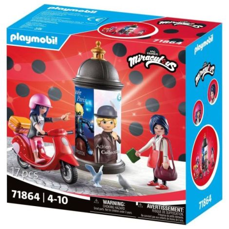 Playmobil Miraculous Scoter Aventură Paris - imagine 3