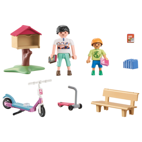 Playmobil Schimb de Cărți - Joc Creativ Citit - imagine 2