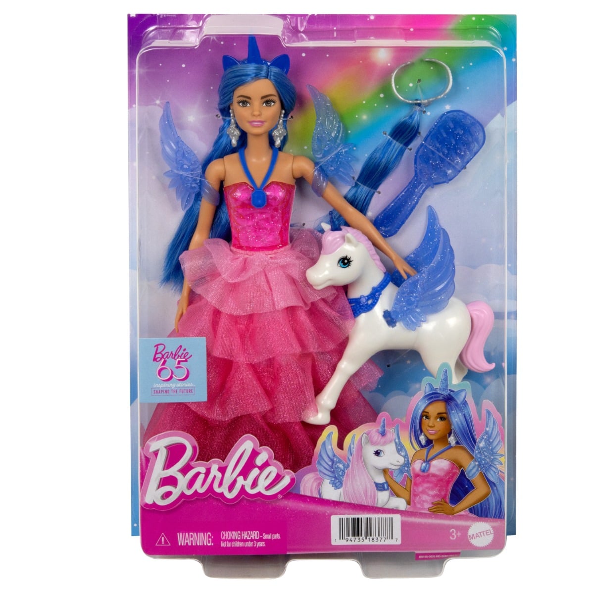Păpușă Princ. Barbie cu Unicorn | HRR16