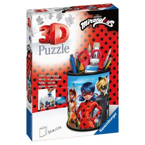 Puzzle Miraculous 3D Suport Pixuri | Ravensburger - imagine 3