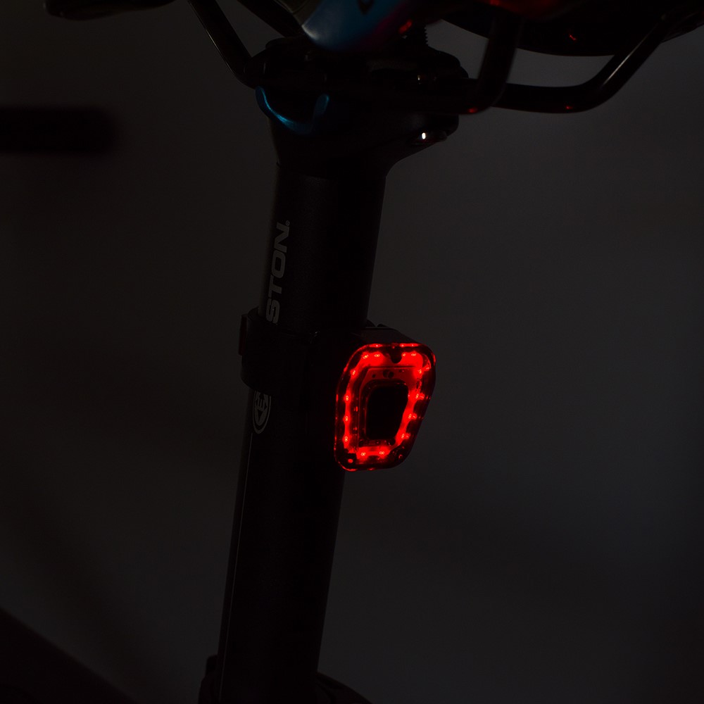 Stop Bicicleta Ikonka LED USB, 100 Lumeni, Rezistent la Apă - imagine 3