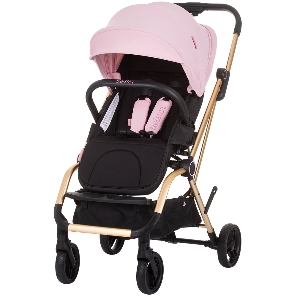 Carucior Chipolino Twister Rose Water, sezut rotativ - imagine 7