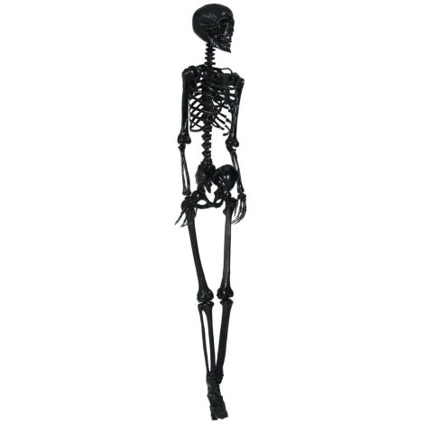 Schelet Halloween Negru 90cm Guirca - imagine 3